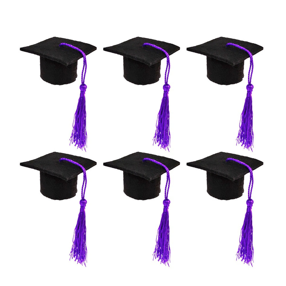 Wine Beer Hat - 6Pcs Doctoral Cover Mini Doctoral Hat