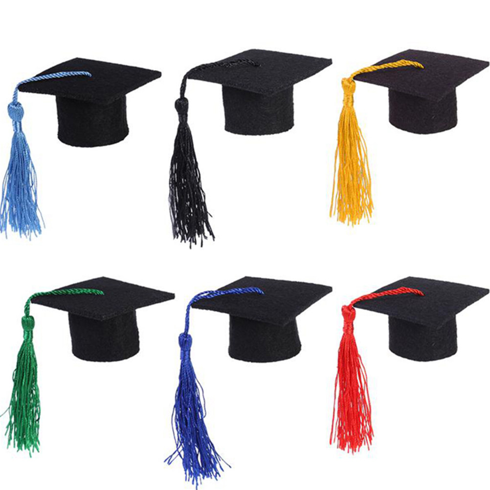 6Pcs Doctoral Cover Mini Docto - Wine Beer Hat review and price