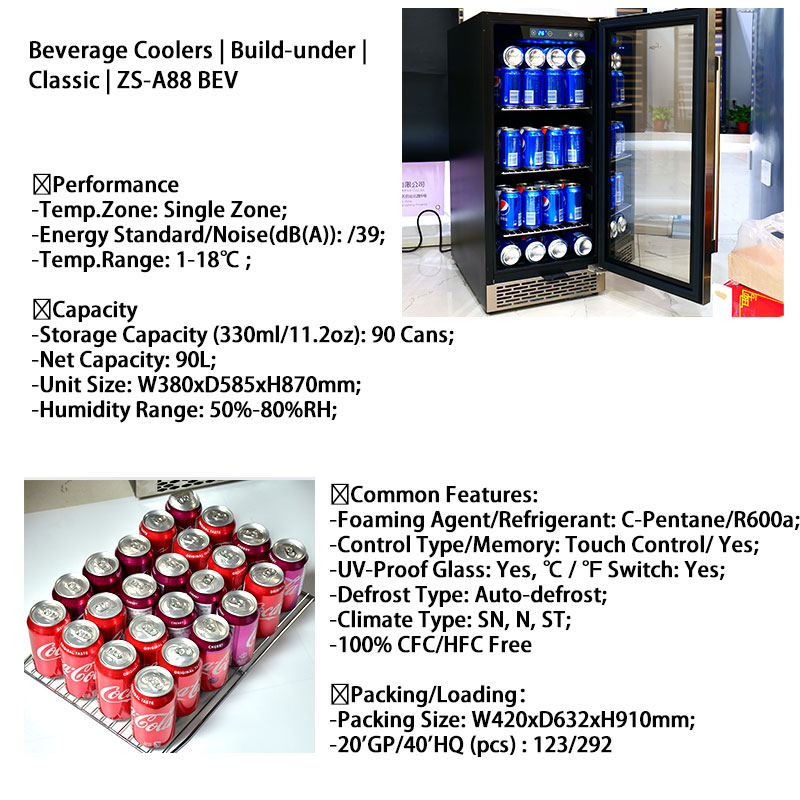 Oem Small Drink Bar Fridge Cus - Wine Beer Dual Zone review and price