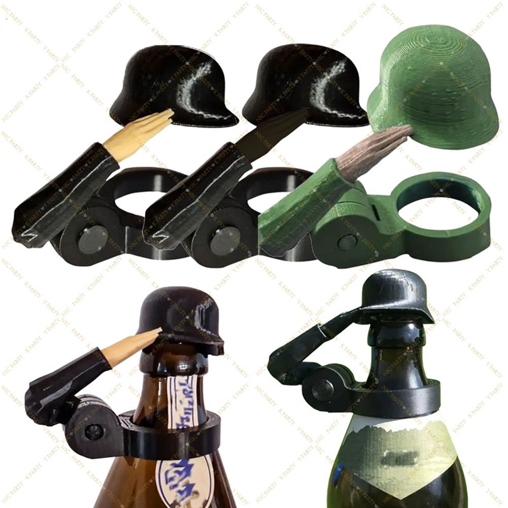 Funny Soldier Salute Beer Bott - Wine Beer Hat review and price