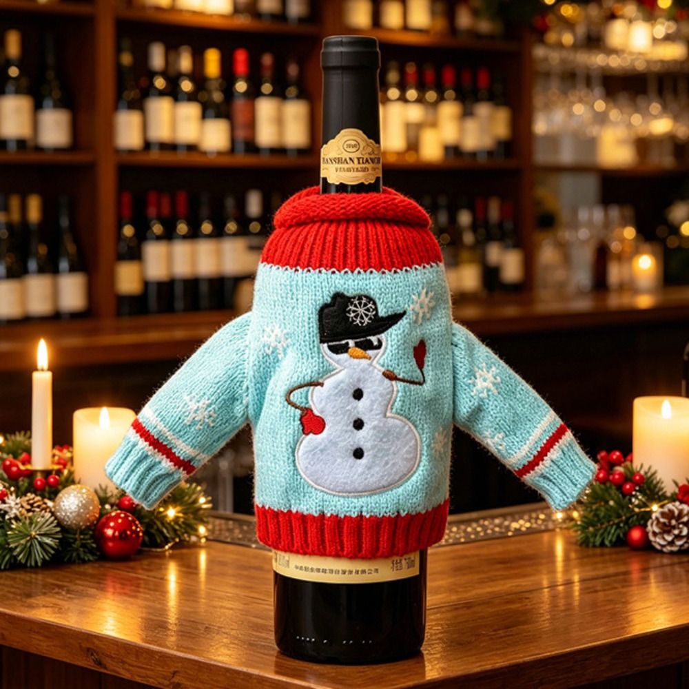 Elk Wine Bottle Cover Snowflak - Wine Beer Hat review and price