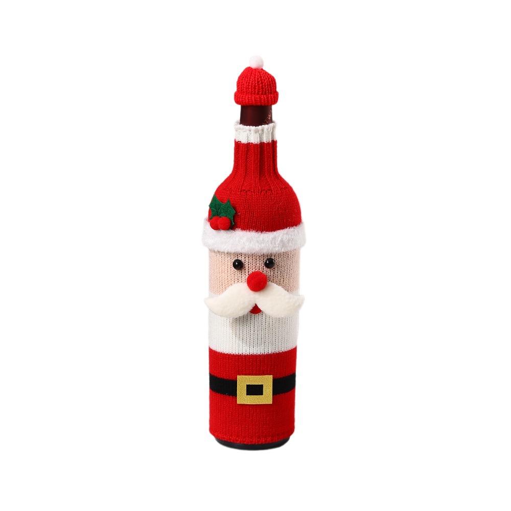 Knitted Wine Bottle Cover with - Wine Beer Hat review and price