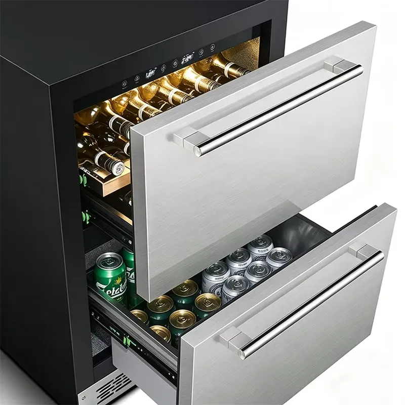 Black and Durable Stainless St - Wine Beer Dual Zone review and price