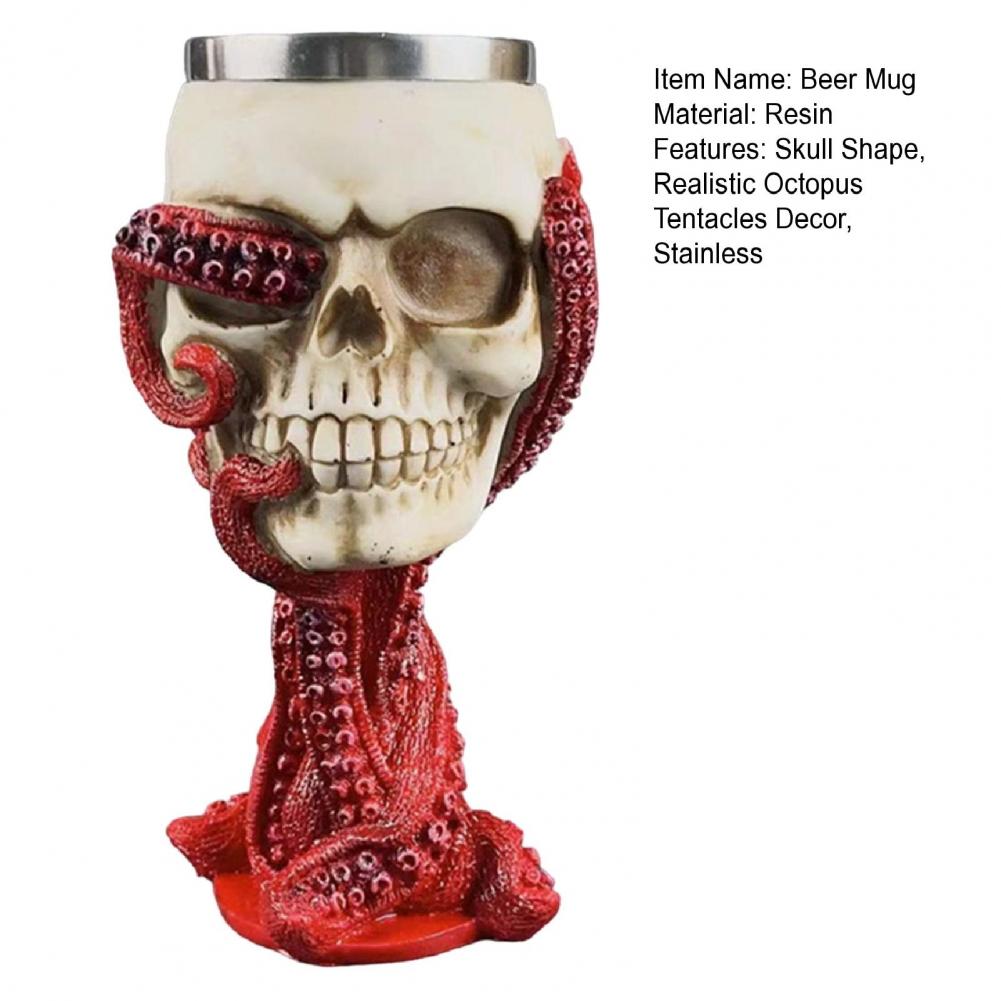 Party Wine Cup Novelty Skull B - Whisky Beer And Wine review and price